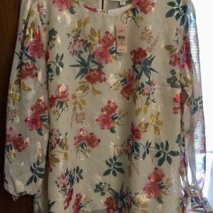 NWT Loft summer tunic blouse, size 20